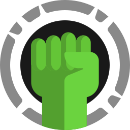 Hulk punch icon